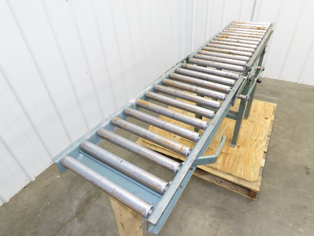 Hytrol 15"x 6' 7" Gravity Roller Conveyor Walk-Thru 36" Gate 1-3/8" Roller 13"BF