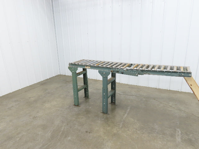 Hytrol 15"x5' 11" Gravity Roller Conveyor Walk-Thru 31" Gate 1-3/8" Roller 13"BF