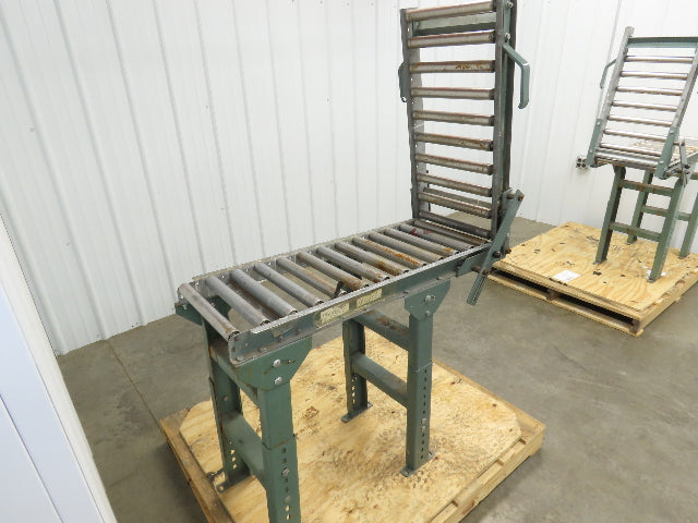 Hytrol 15"x 1-3/8" Gravity Roller Conveyor 53" Walk-Thru Gate Set 11' 5"L