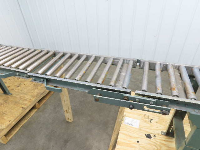 Hytrol 15"x 1-3/8" Gravity Roller Conveyor 53" Walk-Thru Gate Set 11' 5"L
