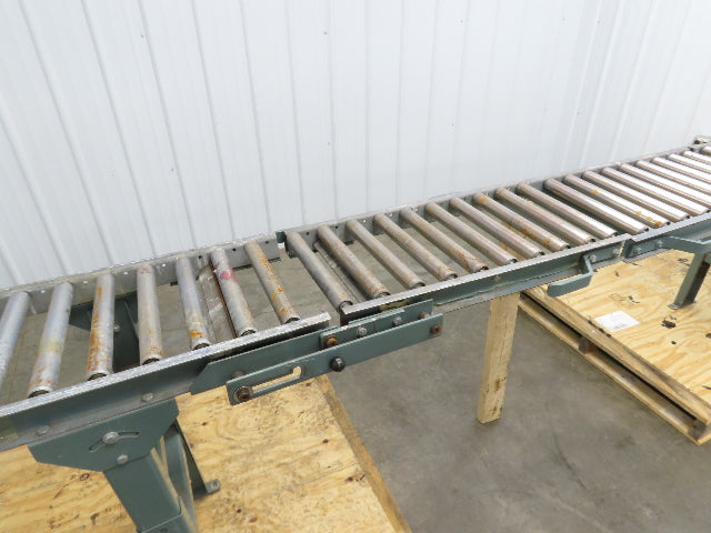 Hytrol 15"x 1-3/8" Gravity Roller Conveyor 53" Walk-Thru Gate Set 11' 5"L