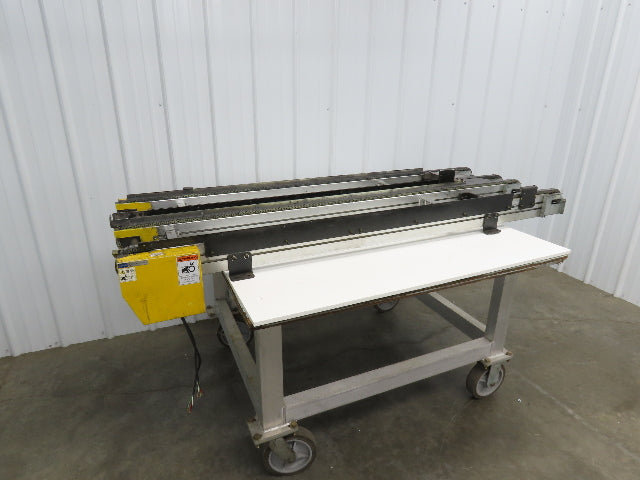 NKE CSB89A-PS-MD-222-1750-36-90W-3 Plastic Chain Conveyor 2-Row Double 220V 3PH