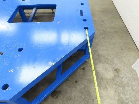 13/16" Steel Top Machine Base Welding Table Work Bench 82-3/4x101-5/8" 28"H