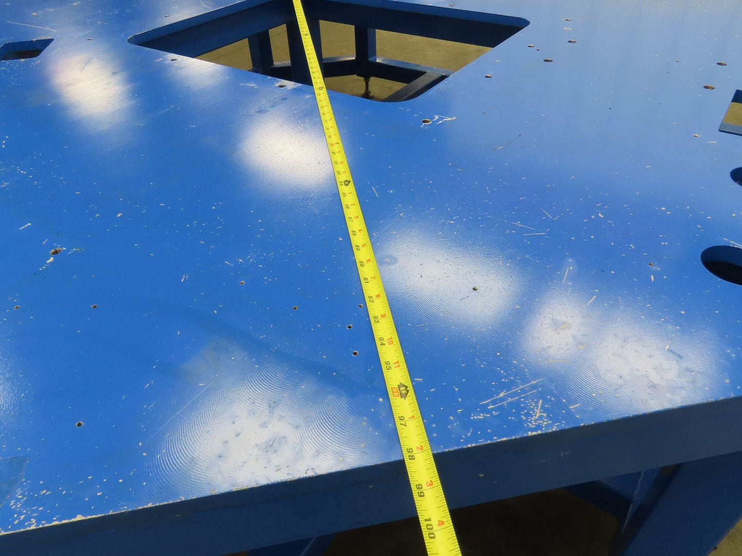 13/16" Steel Top Machine Base Welding Table Work Bench 82-3/4x101-5/8" 28"H