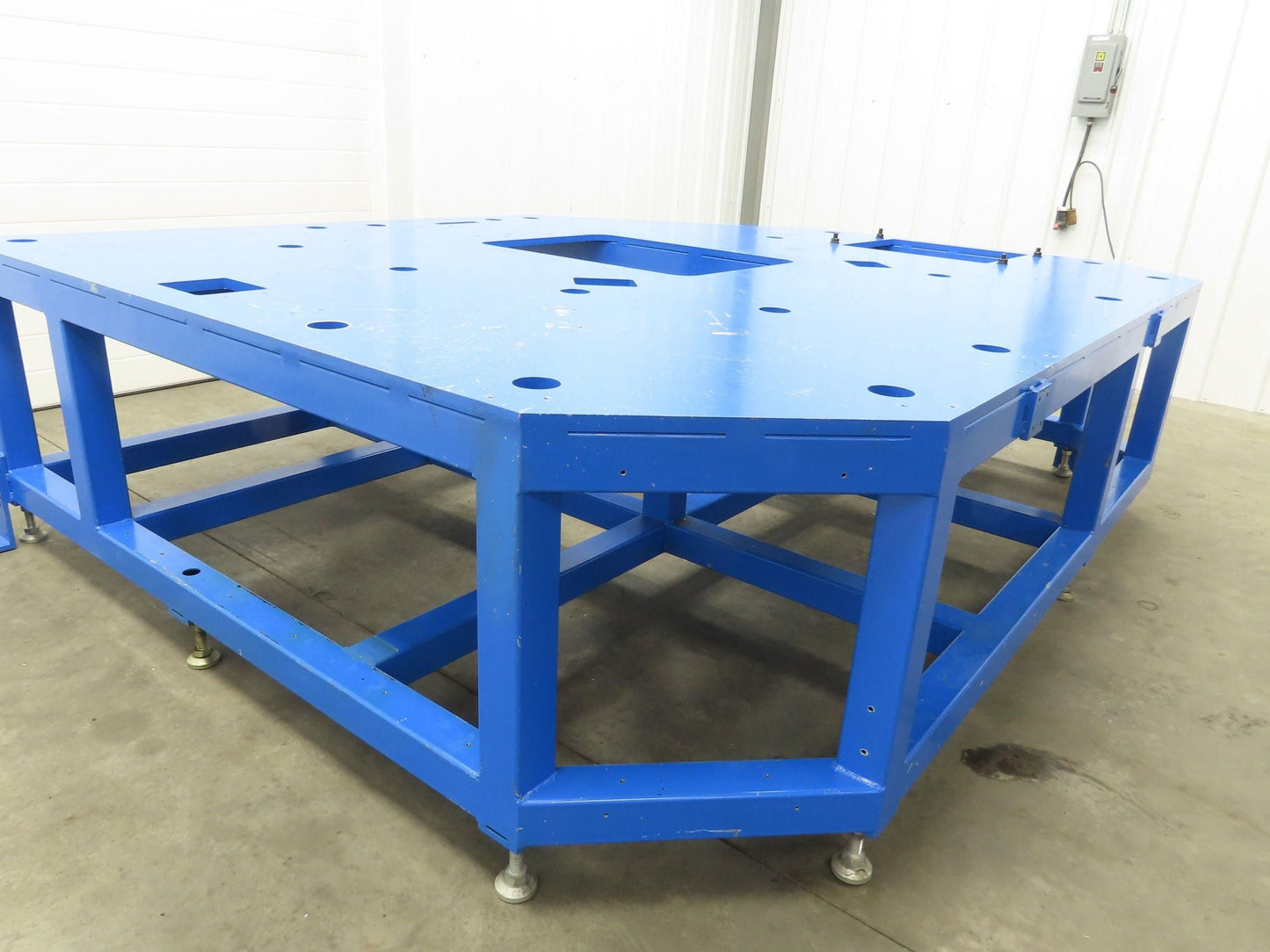 13/16" Steel Top Machine Base Welding Table Work Bench 82-3/4x101-5/8" 28"H