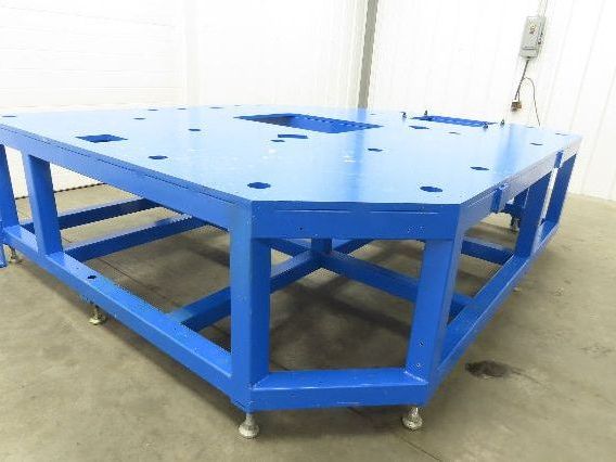 13/16" Steel Top Machine Base Welding Table Work Bench 82-3/4x101-5/8" 28"H