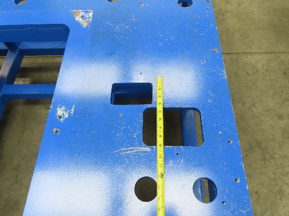 13/16" Steel Top Machine Base Welding Table Work Bench 73x71" 28-1/4"H