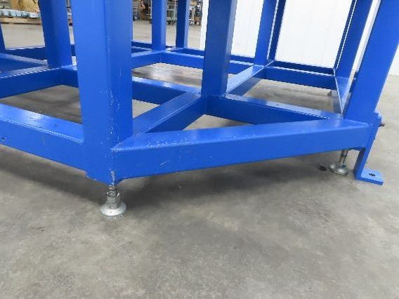 13/16" Steel Top Machine Base Welding Table Work Bench 73x71" 28-1/4"H