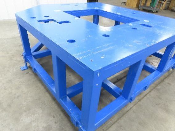 13/16" Steel Top Machine Base Welding Table Work Bench 73x71" 28-1/4"H