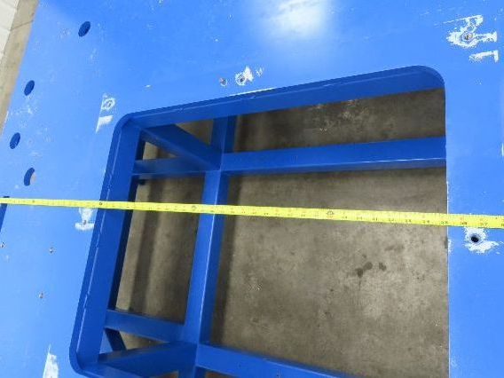 13/16" Steel Top Machine Base Welding Table Work Bench 73x71" 28-1/4"H
