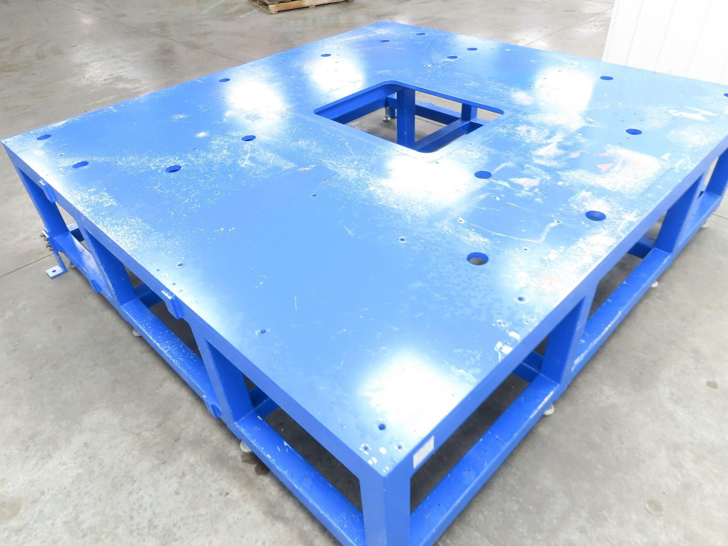 13/16" Steel Top Machine Base Welding Table Work Bench 88-1/2x94-1/2"26-1/2"H