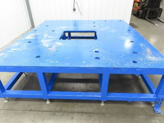 13/16" Steel Top Machine Base Welding Table Work Bench 88-1/2x94-1/2"26-1/2"H