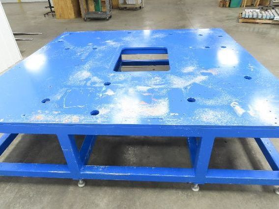 13/16" Steel Top Machine Base Welding Table Work Bench 88-1/2x94-1/2"26-1/2"H