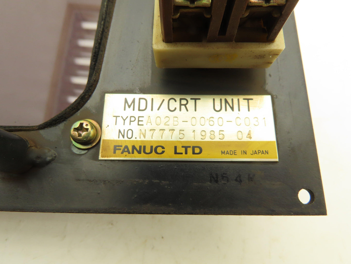 Fanuc A02B-0060-C031 A20B-1000-0131-01 Front Control Panel