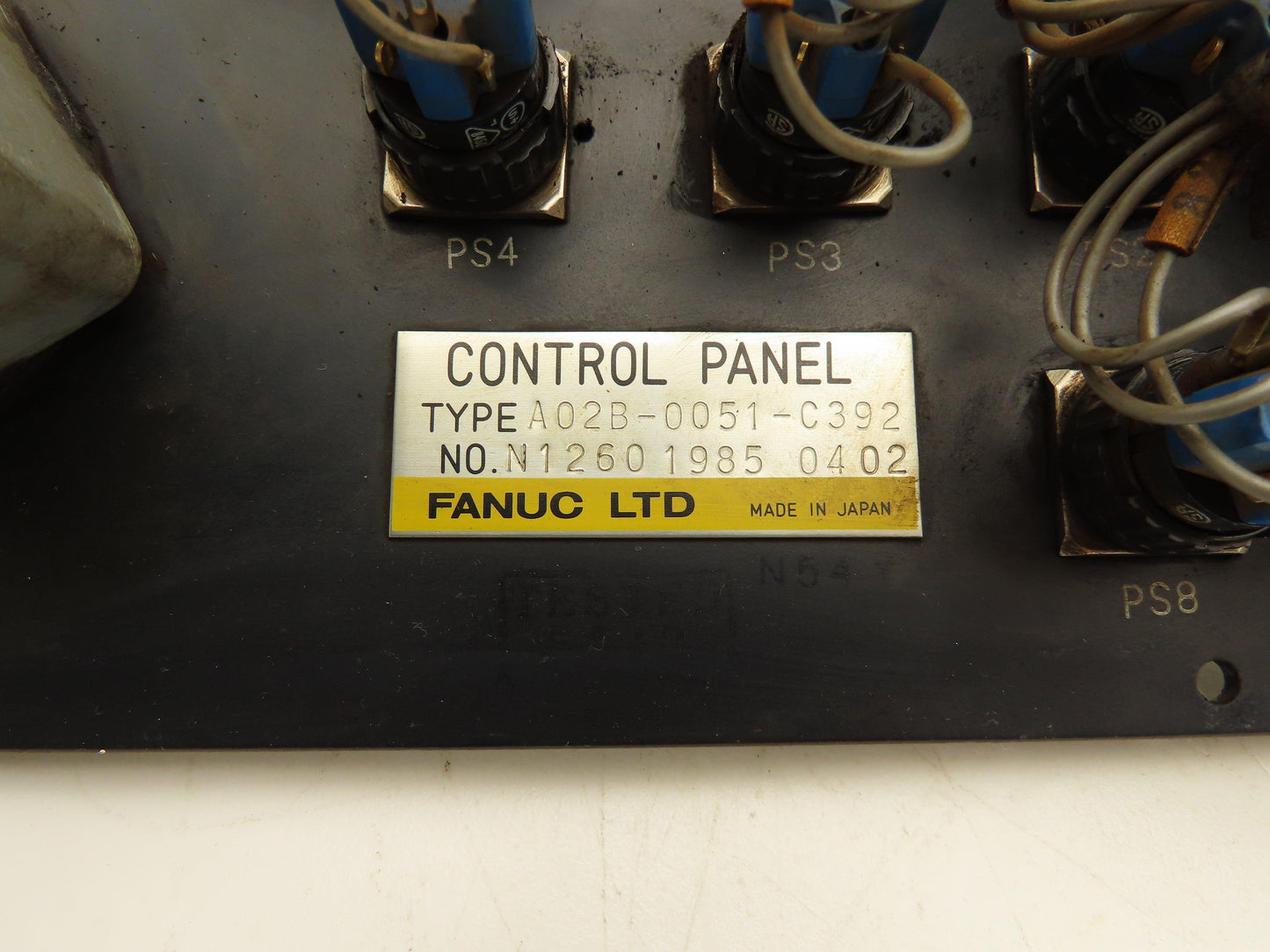 Fanuc A02B-6051-C392 Turret Punch Control Panel Operator Interface