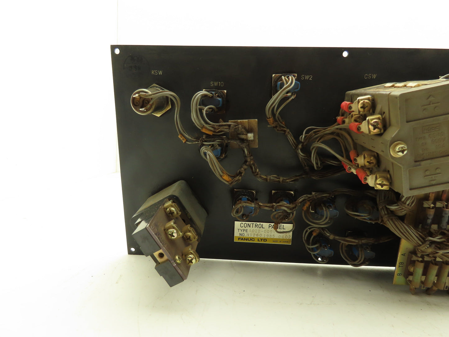 Fanuc A02B-6051-C392 Turret Punch Control Panel Operator Interface