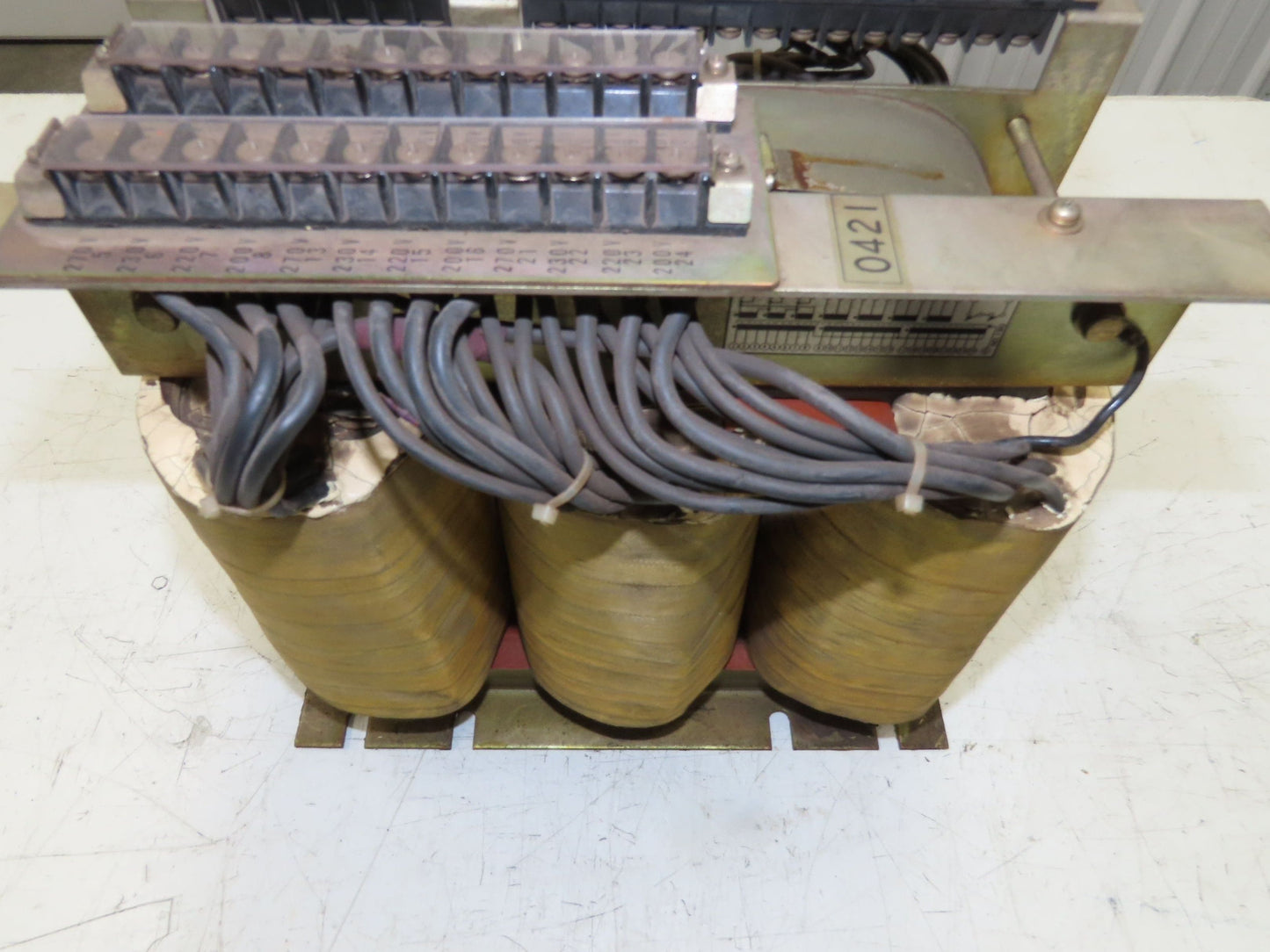 Fanuc A80L-0001-0421 Transformer 6.5kVA 200-550V Input 185/18V Output