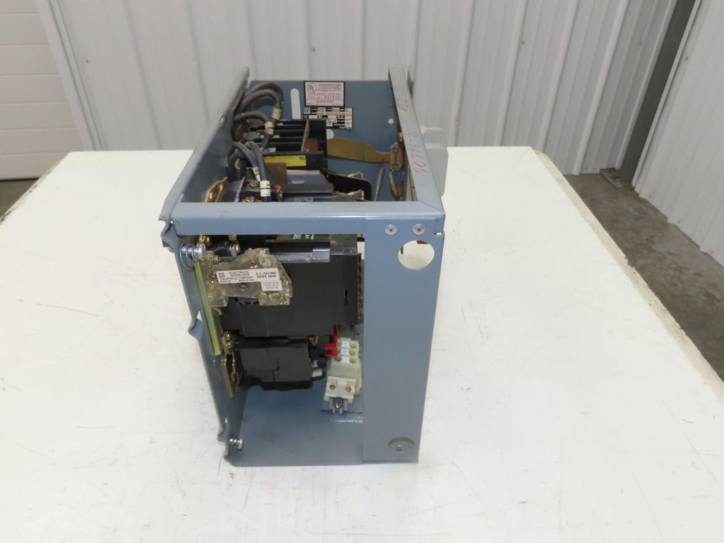 Square D 8998 MCC Bucket Motor Starter 25Hp Size 2 Fused Disconnect 3 Pole 600V
