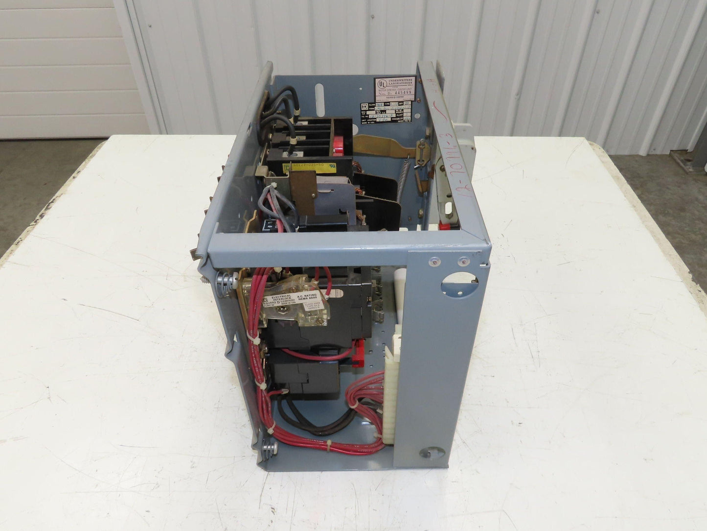 Square D 8998 MCC Bucket Motor Starter 10Hp Size 1 Fused Disconnect 3 Pole 600V