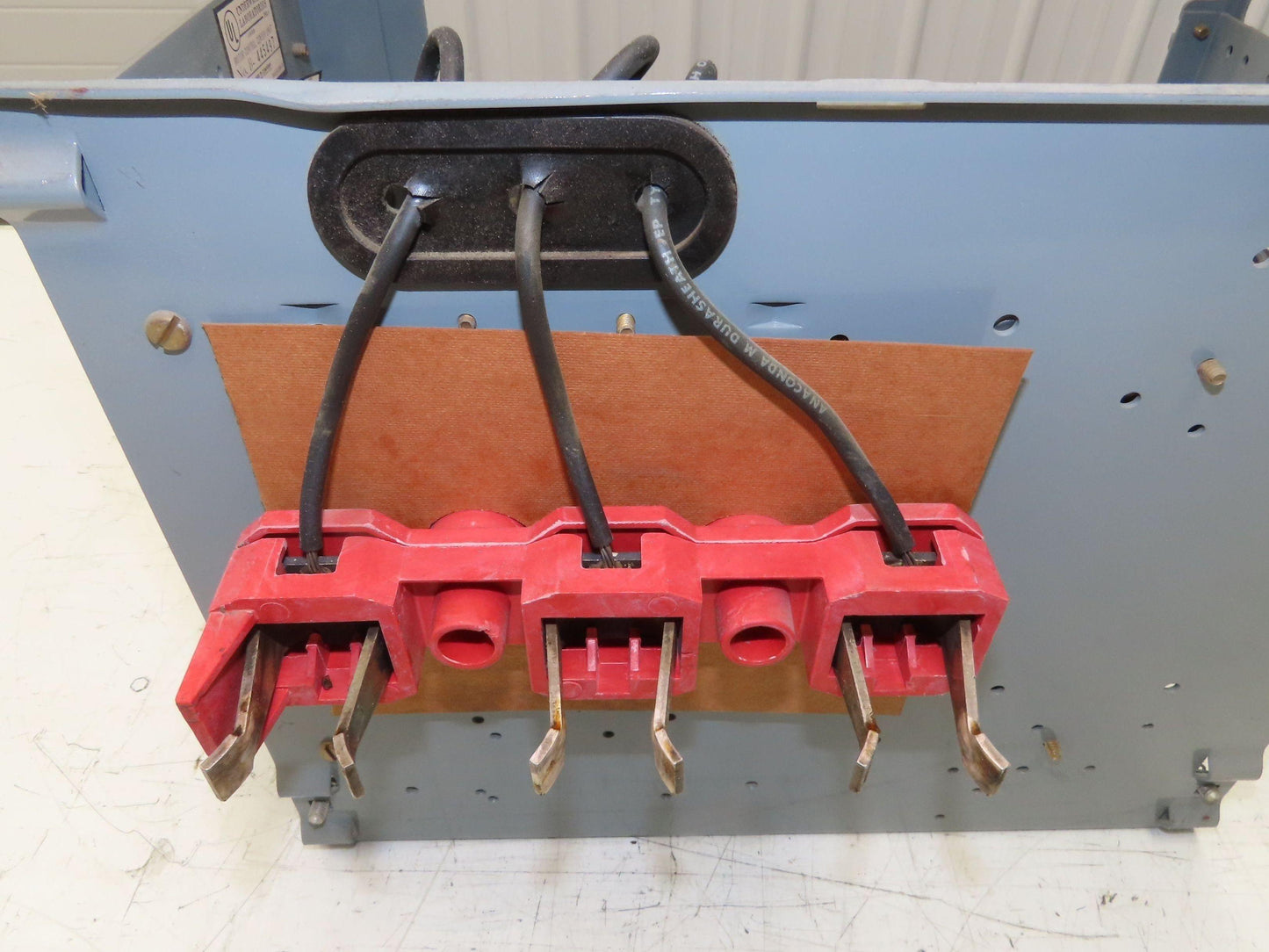 Square D 8998 MCC Bucket Motor Starter 10Hp Size 1 Fused Disconnect 3 Pole 600V