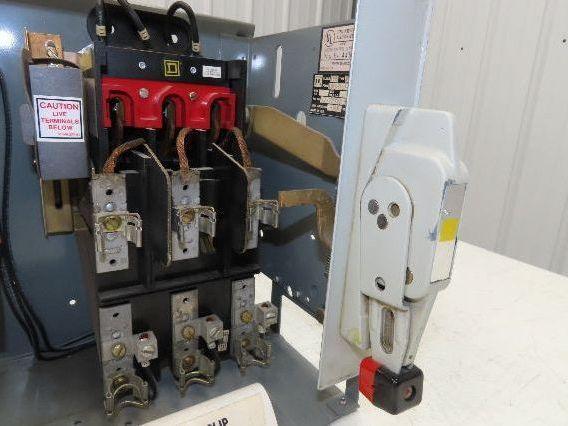 Square D 8998 MCC Bucket Motor Starter 10Hp Size 1 Fused Disconnect 3 Pole 600V