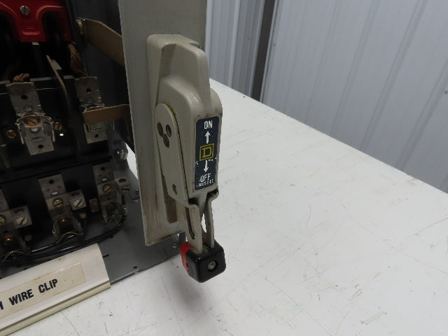Square D 8998 MCC Bucket Motor Starter 25Hp Size 2 Fused Disconnect 3 Pole 600V