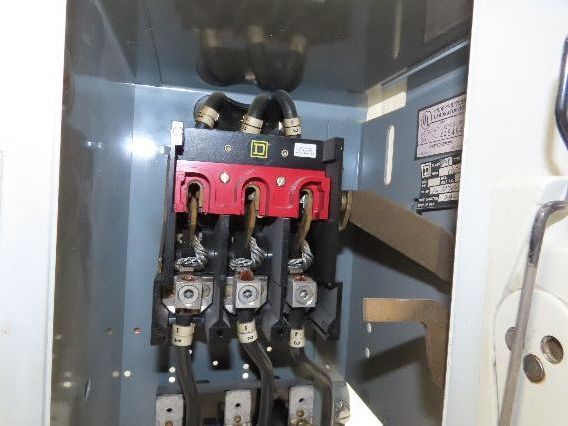 Square D 8998 MCC Bucket Dual Feeder 17" Fused Disconnect 30/60Amp 3 Pole 600V