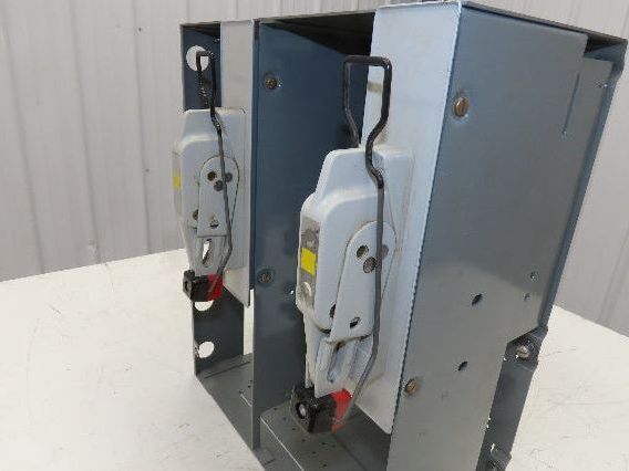 Square D 8998 MCC Bucket Dual Feeder 17" Fused Disconnect 30/60Amp 3 Pole 600V