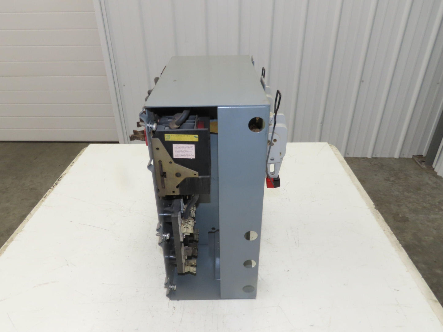 Square D 8998 MCC Bucket Dual Feeder 17" Fused Disconnect 30/60Amp 3 Pole 600V