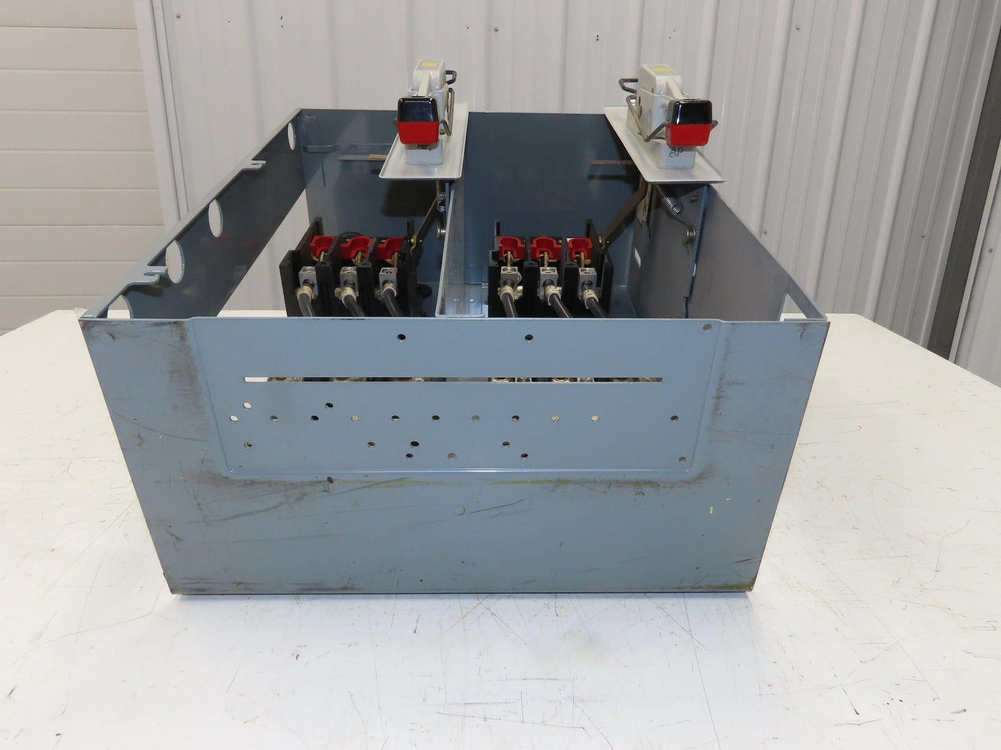 Square D 8998 MCC Bucket Dual Feeder 17" Fused Disconnect 30/60Amp 3 Pole 600V