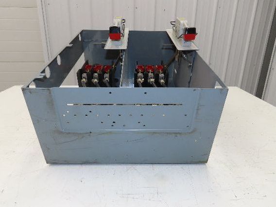 Square D 8998 MCC Bucket Dual Feeder 17" Fused Disconnect 30/60Amp 3 Pole 600V