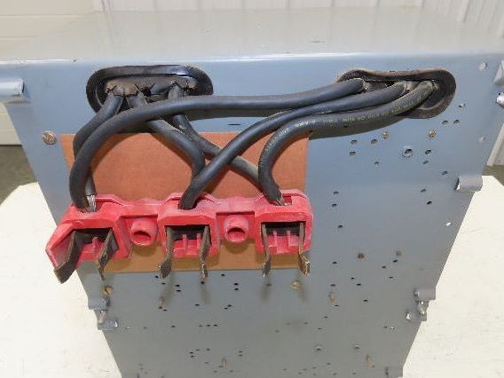 Square D 8998 MCC Bucket Dual Feeder 17" Fused Disconnect 30/60Amp 3 Pole 600V