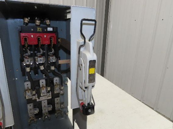 Square D 8998 MCC Bucket Dual Feeder 17" Fused Disconnect 30/60Amp 3 Pole 600V
