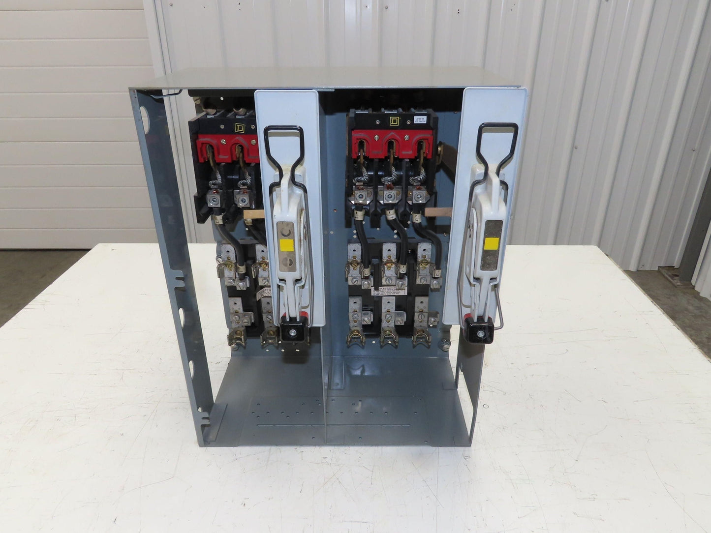 Square D 8998 MCC Bucket Dual Feeder 17" Fused Disconnect 30/60Amp 3 Pole 600V