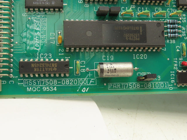 PressTech 7602-1790 Chassis Backplane Front Panel Driver Motrol Utility Boards
