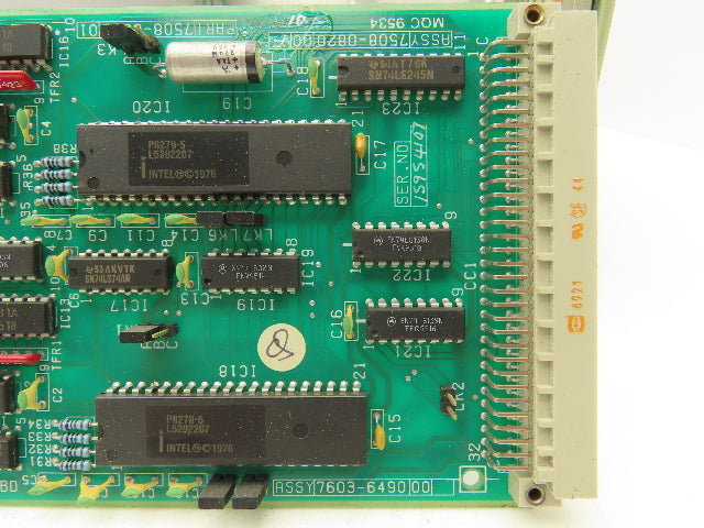 PressTech 7602-1790 Chassis Backplane Front Panel Driver Motrol Utility Boards