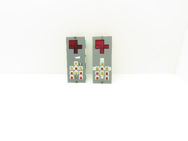 PressTech Controls 7602-9970-00D 7602-996D Control Display Panel Lot of 2