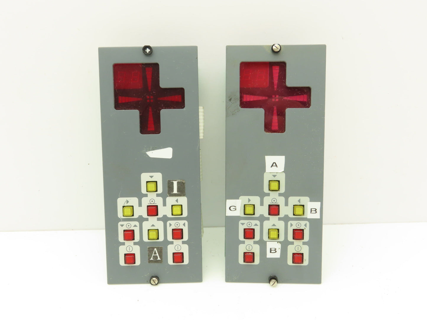 PressTech Controls 7602-9970-00D 7602-996D Control Display Panel Lot of 2