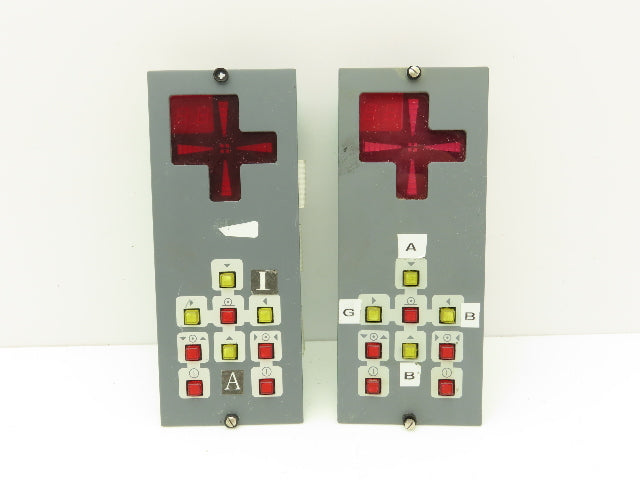 PressTech Controls 7602-9970-00D 7602-996D Control Display Panel Lot of 2
