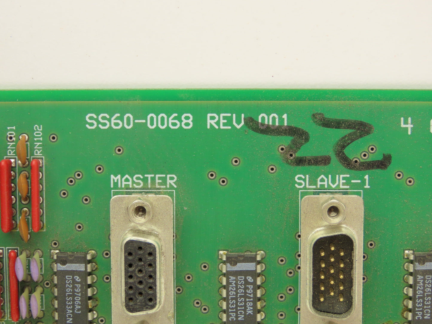 Allen Bradley 9103-0168 SS60-0068 Rev 001 4 Channel Encoder Slave Circuit Board