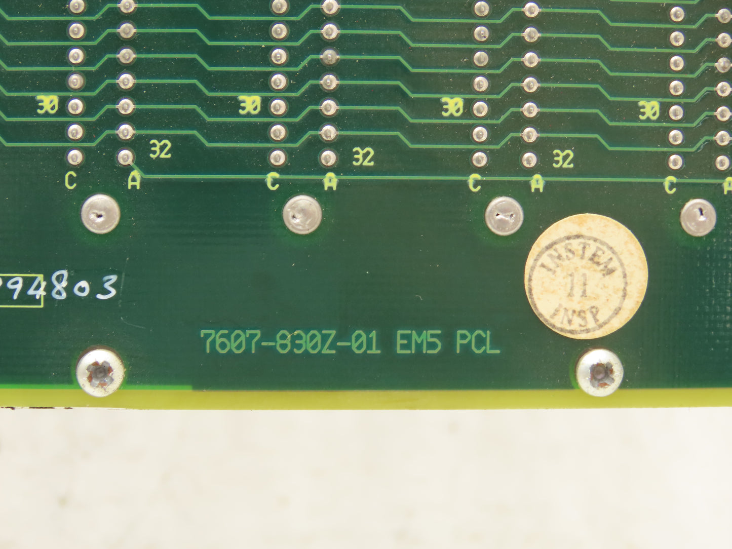PressTech 7607-8310 | 7604-0260 Chassis 10 Way Backplane CPU Circuit Boards