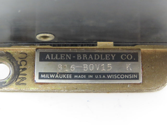 Allen Bradley 816-BOV15 Overload Relay Heater Series K Lot of 3
