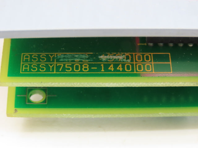PressTech 7602-2160 | 7508-1440 | 7508-1450 Control Panel Rev D