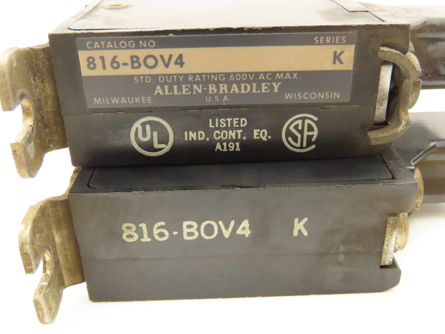 Allen Bradley 816-BOV4 Overload Relay Heater Series K Lot of 6