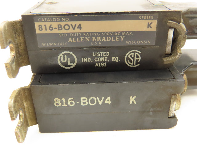 Allen Bradley 816-BOV4 Overload Relay Heater Series K Lot of 6