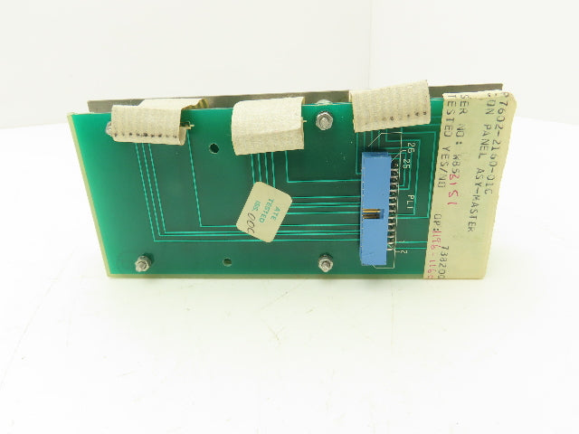 PressTech 7602-2160 | 7508-1440 | 7508-1450 Control Panel Rev D