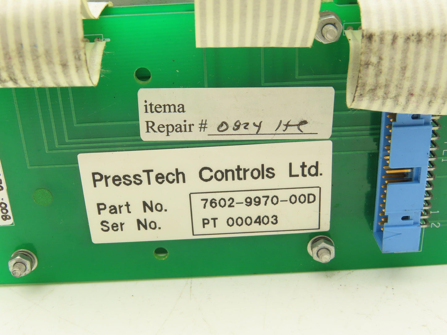 PressTech Controls 7602-9970-00D 7602-996D Control Display Panel Lot of 3