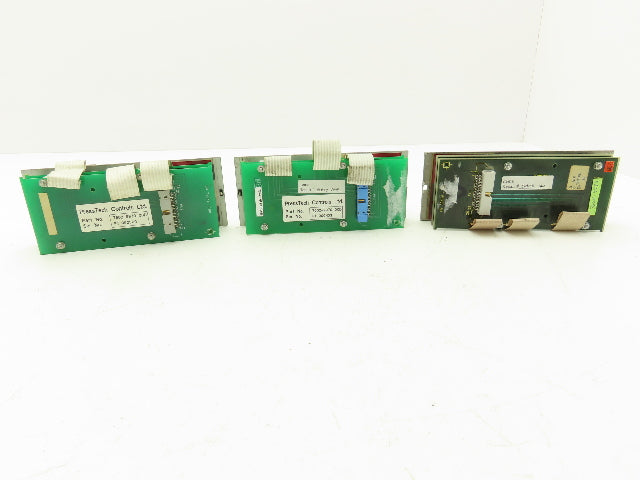 PressTech Controls 7602-9970-00D 7602-996D Control Display Panel Lot of 3
