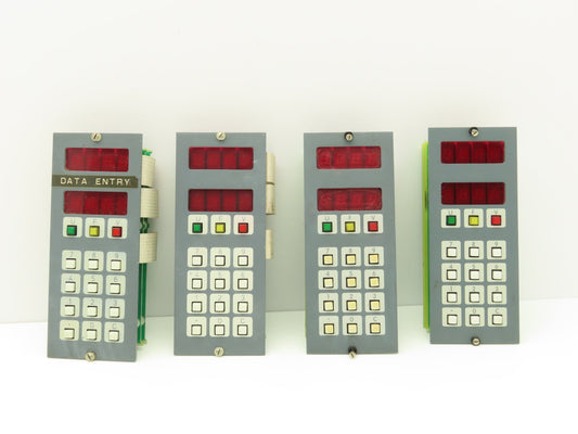 PressTech Controls 7508-1330 7508-1320 Control Display Panel Lot of 4