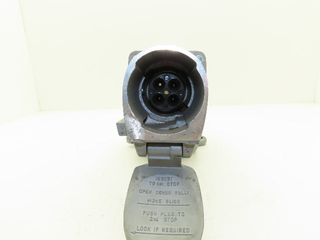 Appleton CESD-6034 Explosion-Proof Locking Receptacle 30/60A 240/480V 3PH 3W 4P